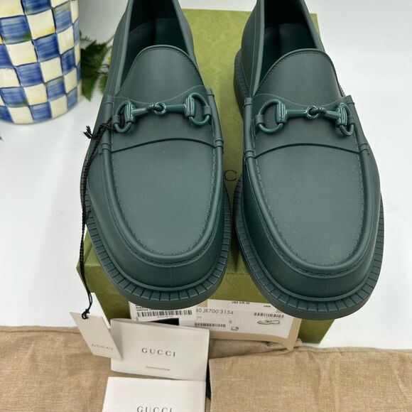 Men’s Gucci horse bit loafers size 9, made in Italy - Picture 3 of 8
